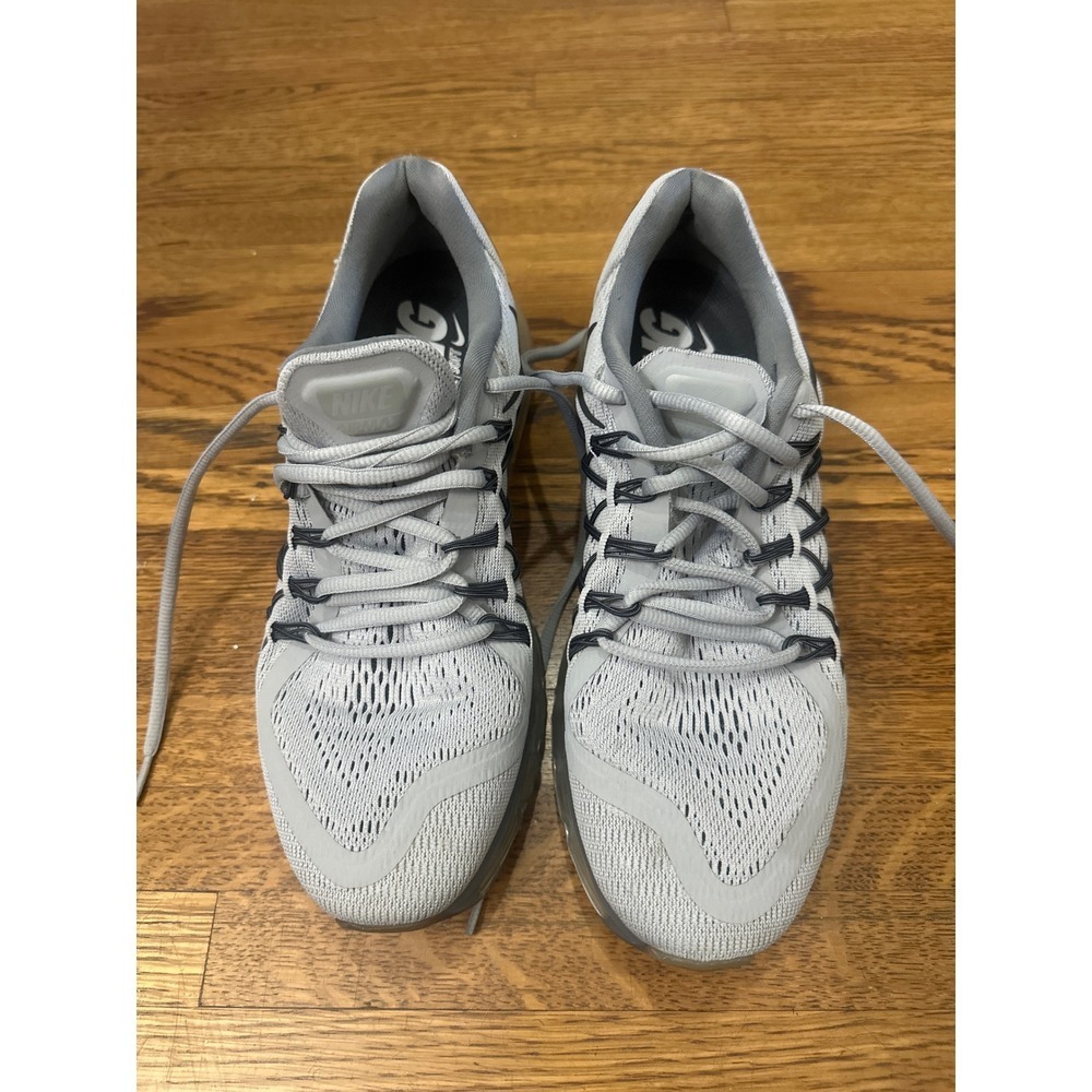 Nike Air Max 2015 Men's Running Shoes Wolf Grey Black Size 9.5 - Picture 2 of 8